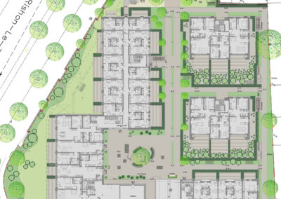 Lageplan Wohnquartier Hüfferstraße, Münster